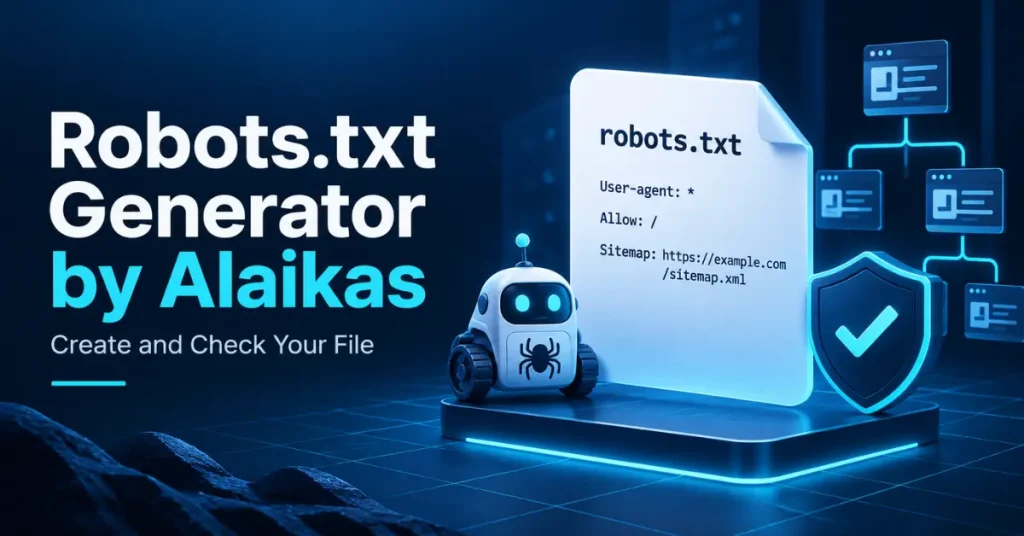 Robots.txt Generator by Alaikas: Create and Check Your File robots.txt generator by alaikas